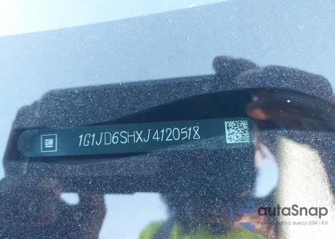 2018 Chevrolet Sonic Lt Auto z USA, uszkodzony, nr VIN 1G1JD6SHXJ4120518